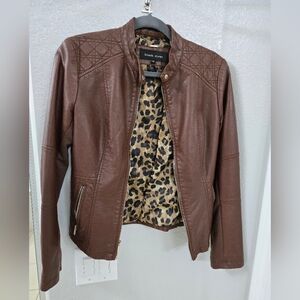 Black Rivet Leather Jacket